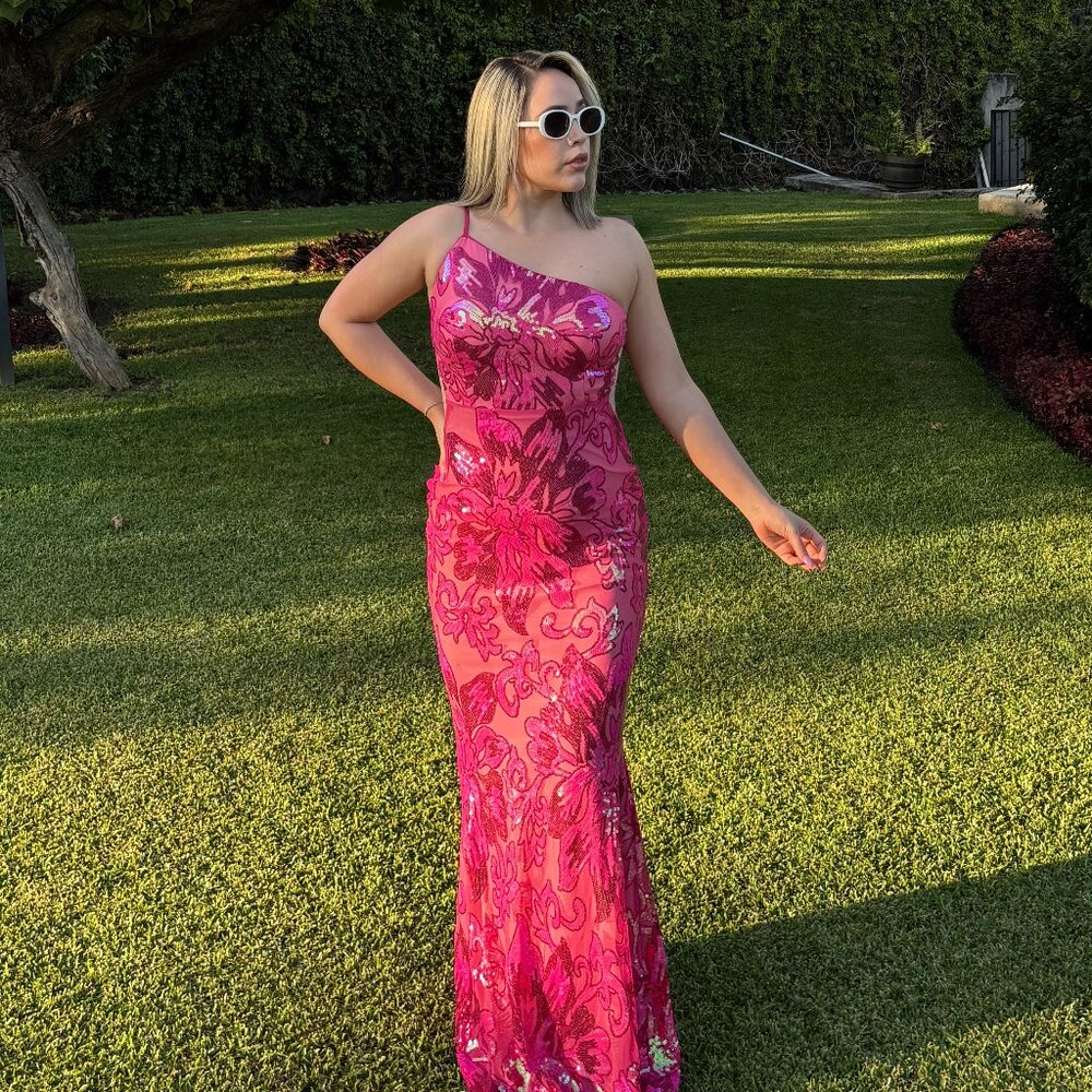 Pink  Sequin Mermaid  (Small)
